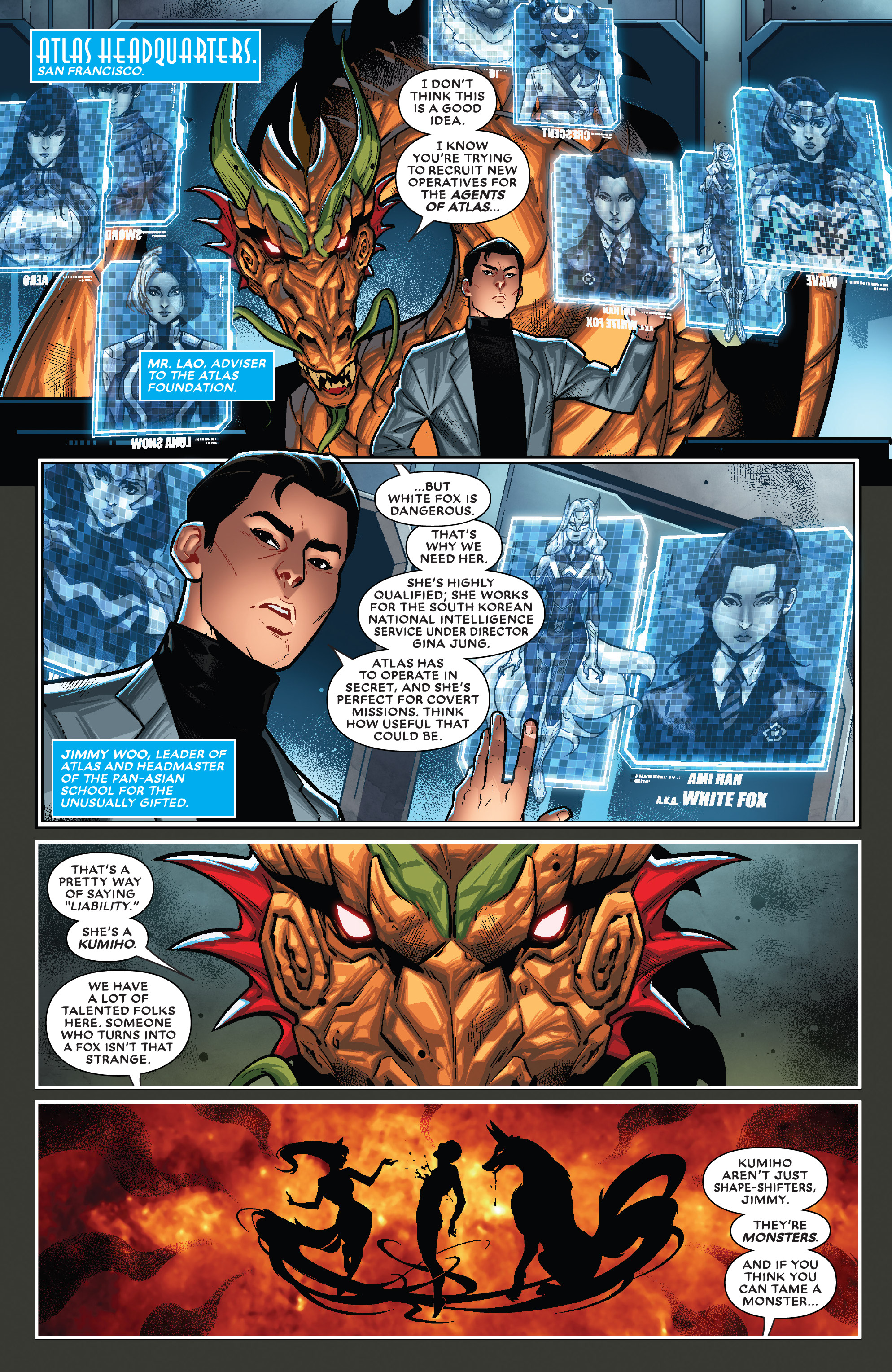 Future Fight Firsts: White Fox Issue 001 page 3