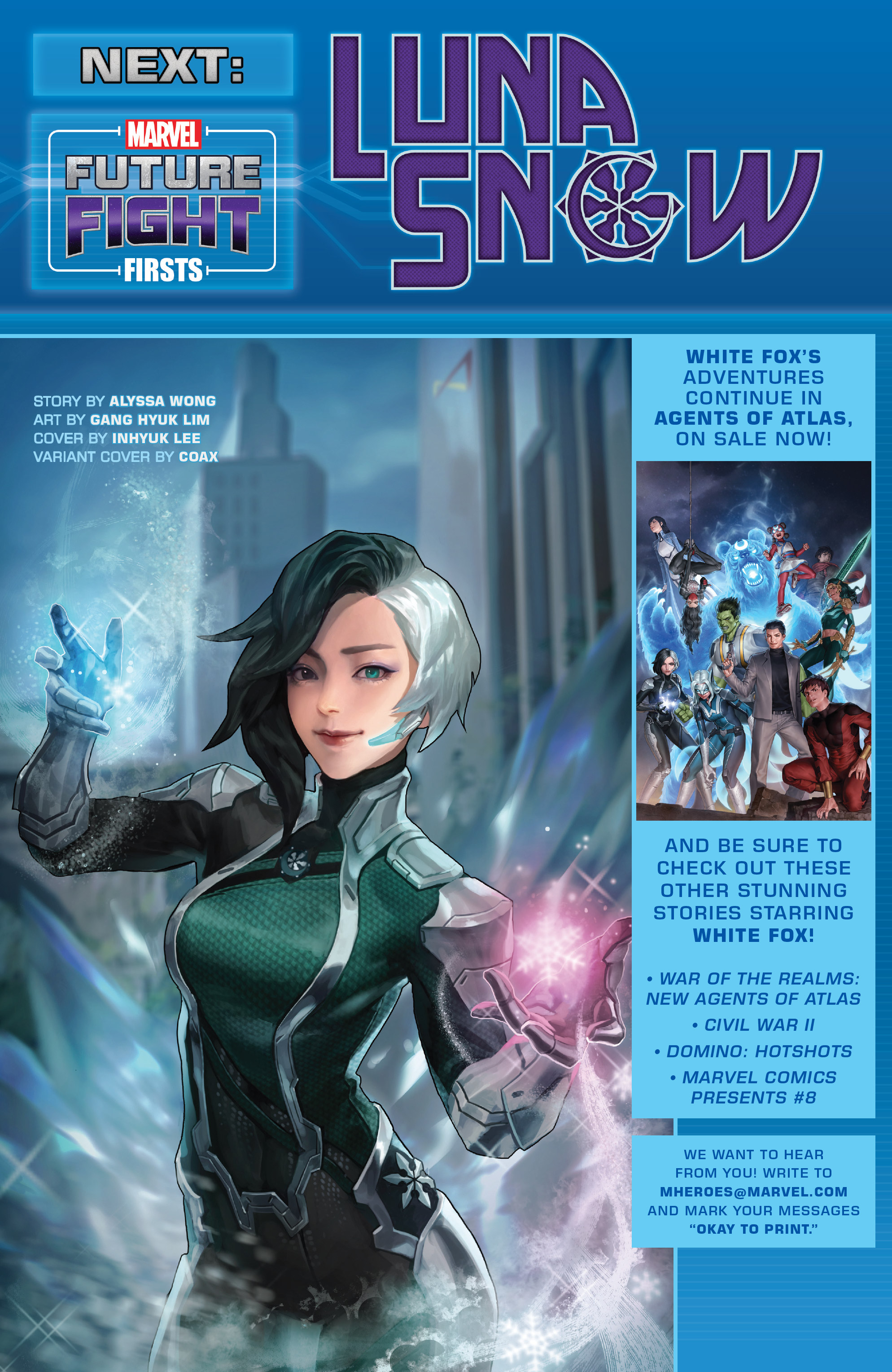 Future Fight Firsts: White Fox Issue 001 page 35